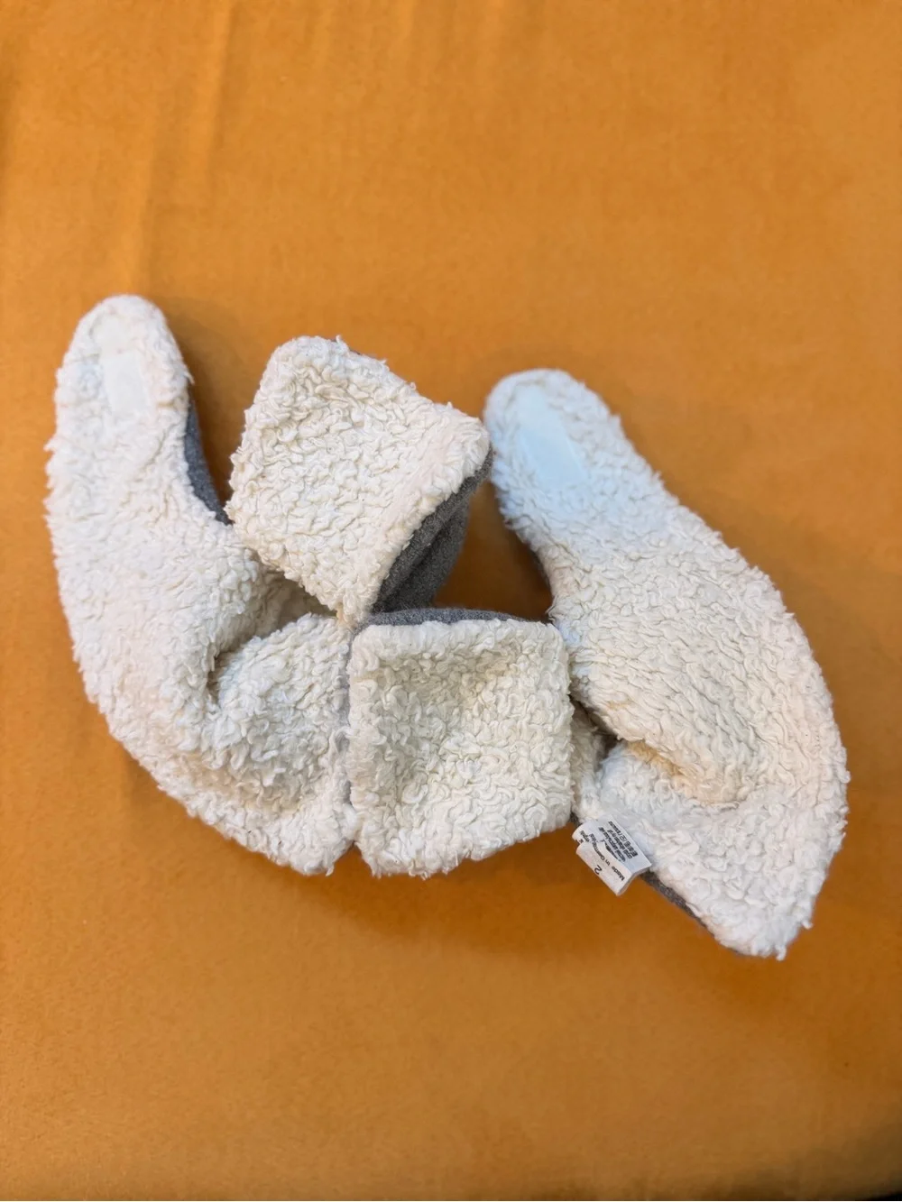 Pickapooh - Organic Boiled Wool - Organic Cotton Sherpa lined - Baby Booties